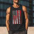 Baseball USA Flag Baseball Lover Baseball Dad Men Tank Top