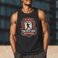 The Best Seat In The House Bucket Dad Baseball Dad Men Tank Top