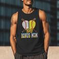 Bonus Mom Of Both Half Baseball Softball Ice Cream Drip Men Tank Top
