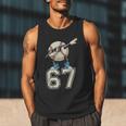 Boys Kids 67 Six Seven Sunglasses Dabbing Baseball Lover Men Tank Top