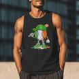 Boys St Patricks Day Irish Flag Kids Baseball Ice Cream Drip Men Tank Top Boys St Patricks Day Irish Flag Kids Baseball Ice Cream Drip Men Tank Top