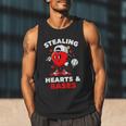 Boys Valentines Baseball Drip Icecream Stealing Hearts Kids Men Tank Top