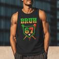 Bruh 67 Baseball Christmas Gingerbread Drip Number 67 Player Men Tank Top