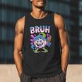 Bruh Baseball Drip Boys Youth Ice Cream Dripping Baseball Men Tank Top