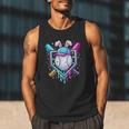 Bunny Baseball Hat With Ice Cream Easter Day Boys Kids Girls Men Tank Top Bunny Baseball Hat With Ice Cream Easter Day Boys Kids Girls Men Tank Top