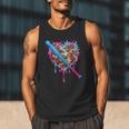 Camo Baseball Heart Drip Valentine Baseball Icecream Boys Men Tank Top Camo Baseball Heart Drip Valentine Baseball Icecream Boys Men Tank Top