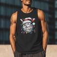Christmas Baseball Boy Youth Kid Men Santa Hat Xmas Baseball Men Tank Top