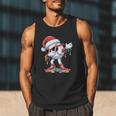 Christmas Baseball Ice Cream Dripping Santa Baseball Drip Men Tank Top Christmas Baseball Ice Cream Dripping Santa Baseball Drip Men Tank Top