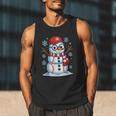 Christmas Baseball Snowman Xmas Pajamas Women Men Boys Men Tank Top Christmas Baseball Snowman Xmas Pajamas Women Men Boys Men Tank Top