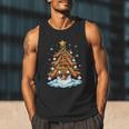 Christmas Baseball Tree Lights Xmas Men Tank Top Christmas Baseball Tree Lights Xmas Men Tank Top