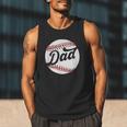 Dad Baseball Ball Vintage Groovy Baseball Daddy Fathers Day Men Tank Top Dad Baseball Ball Vintage Groovy Baseball Daddy Fathers Day Men Tank Top