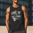 Dad Baseball For Men Baseball Dad King Of Ballpark Men Tank Top