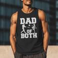 Dad Of Both Gymnastics Baseball Dad Men Tank Top Dad Of Both Gymnastics Baseball Dad Men Tank Top