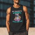 My Favorite Baseball Player Calls Me Dad Ice Cream Drip Men Tank Top