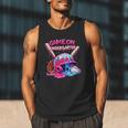 Game Kindergarten Baseball Ice Cream Drip On Back To School Men Tank Top