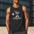 Goat Baseball Player With Bat And Ball Drip Animal Sports Men Tank Top Goat Baseball Player With Bat And Ball Drip Animal Sports Men Tank Top