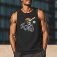 Halloween Boys Batting Skeleton Baseball Men Tank Top