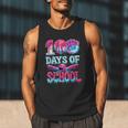 Happy 100 Days Of School Game Day Baseball Ice Cream Drip Men Tank Top Happy 100 Days Of School Game Day Baseball Ice Cream Drip Men Tank Top