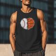 Heart 67 Meme Baseball Basketball Pocket Valentine's Day Tee Men Tank Top