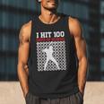 I Hit 100 Days Of School Baseball 100 Day Of School Men Tank Top I Hit 100 Days Of School Baseball 100 Day Of School Men Tank Top
