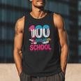 HUGvyn 100 Days Of School Baseball Ice Cream Teacher Student Men Tank Top HUGvyn 100 Days Of School Baseball Ice Cream Teacher Student Men Tank Top
