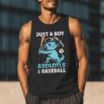Just A Boy Who Loves Axolotls & Baseball Men Tank Top