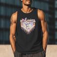 Kids Happy Easter Bunny Playing Baseball Boy Ice Cream Drip Men Tank Top