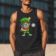 Kids St Patricks Day Shirt Leprechaun Baseball Boys Men Men Tank Top