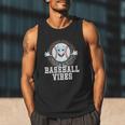 Leopard Baseball Vibes Game Day Softball Life Mom Men Tank Top