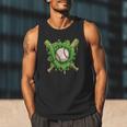 Lucky Shamrock Baseball Gloves Drip St Patrick's Day Boys Men Tank Top Lucky Shamrock Baseball Gloves Drip St Patrick's Day Boys Men Tank Top