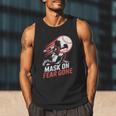 Mask On Fear Gone Baseball Catcher Softball Men Tank Top Mask On Fear Gone Baseball Catcher Softball Men Tank Top