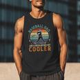 Men Baseball Dad Like a Regular Dad But Cooler Vintage Men Tank Top