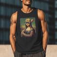 Mona Lisa Baseball Trending Aesthetic Streetwear Men Tank Top