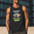 Nanny Of The Birthday Boy Baseball Football Colorful Men Tank Top