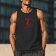 Number 7 Years Baseball 7TH Birthday Men Tank Top