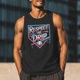 Respect The Drip Baseball Player Men Tank Top Respect The Drip Baseball Player Men Tank Top
