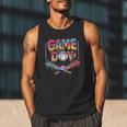 Retro Game Day Baseball Ice Cream Drip For Men Boy Kids Men Tank Top