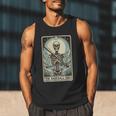 Retro Skeleton Baseball Dad Tarot Card Halloween Sport Lover Men Tank Top Retro Skeleton Baseball Dad Tarot Card Halloween Sport Lover Men Tank Top
