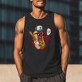 Retro Vintage Baseball Hot Dogs Men Tank Top