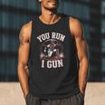 You Run I Gun Baseball Catcher Softball Player Men Tank Top You Run I Gun Baseball Catcher Softball Player Men Tank Top