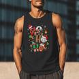 Santa Baseball Football Soccer Pajamas Ho Ho Christmas Xmas Men Tank Top Santa Baseball Football Soccer Pajamas Ho Ho Christmas Xmas Men Tank Top
