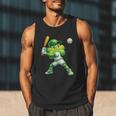 Shamrock Playing Baseball St Patricks Day Men Boys Kid Men Tank Top