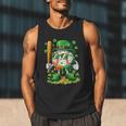 St Patricks Day Baseball Ice Cream Baseball Player Cartoon Men Tank Top St Patricks Day Baseball Ice Cream Baseball Player Cartoon Men Tank Top