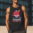 Stealing Hearts And Bases Baseball Player Valentine's Day Men Tank Top Stealing Hearts And Bases Baseball Player Valentine's Day Men Tank Top