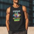 Stepdad Of The Birthday Boy Baseball Football Colorful Men Tank Top