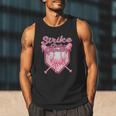Strike Out Breast Cancer Baseball Drip For Boys Youth Men Tank Top Strike Out Breast Cancer Baseball Drip For Boys Youth Men Tank Top