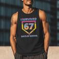 I Survived 67 Days Of School Baseball Trend For Boys Girls Men Tank Top