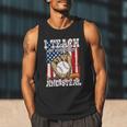 I Teach My Kids To Hit And Steal Baseball Dad American Flag Men Tank Top I Teach My Kids To Hit And Steal Baseball Dad American Flag Men Tank Top