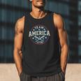 Team America 1776 4th Of July Patriotic Baseball Men Tank Top Team America 1776 4th Of July Patriotic Baseball Men Tank Top