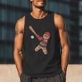 Ugly Christmas Sweater Gingerbread Baseball Toddler Kids Men Tank Top